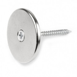 Neodymium magnet cylinder with screw hole with countersunk-head bolt dia.42 x 4 N 80 °C, VMM4-N35