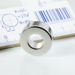 Neodymium magnet ring dia.19,4xdia.9,2x8 N 120 °C, VMM4H-N35H