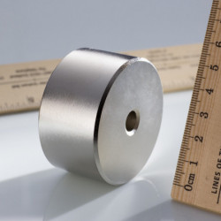 Neodymium magnet ring dia.55xdia.9,1x30 N 80 °C, VMM10-N50