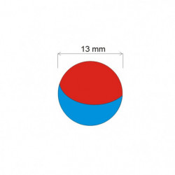 Neodymium magnet ball dia. 13 N 80 °C, VMM5-N38