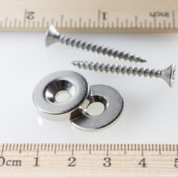 Magnetic attachment set with the diam. of 18 mm