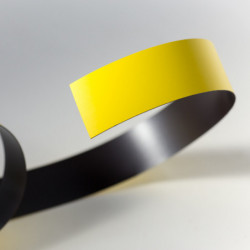 Magnetic band 30x0,6 mm yellow