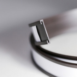 Magnetic label, width 20 mm (magnetic C-profile + paper band + PVC foil)