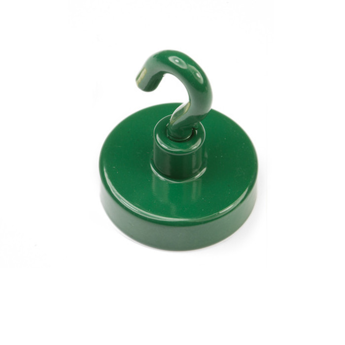 Magnetic lens with a hook (small magnetic hook) diam. 25 N, green