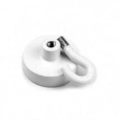 Magnetic lens with a hook (small magnetic hook) diam. 25 N, white