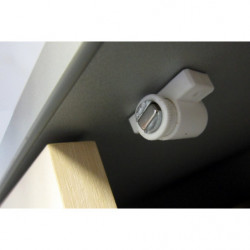 Height adjustable furniture door neodym magnet, white