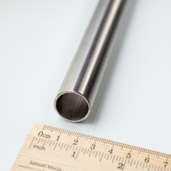 Stainless steel tube with the diameter of 22 x 1.5 mm, welded, length 1 m - 1.4301