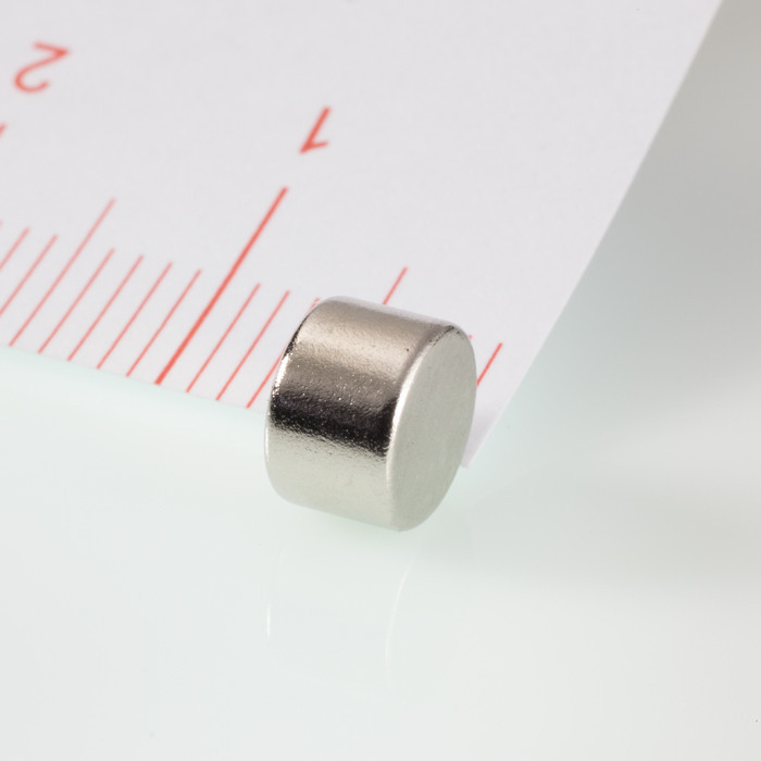Neodymium magnet cylinder dia.6,1x4 N 80 °C, VMM4-N35
