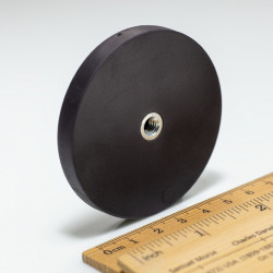 Pot magnet, rubber-coated,...