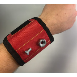 Red magnetic wristband