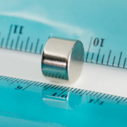 Neodymium magnet cylinder dia.12x8 N 80 °C, VMM7-N42