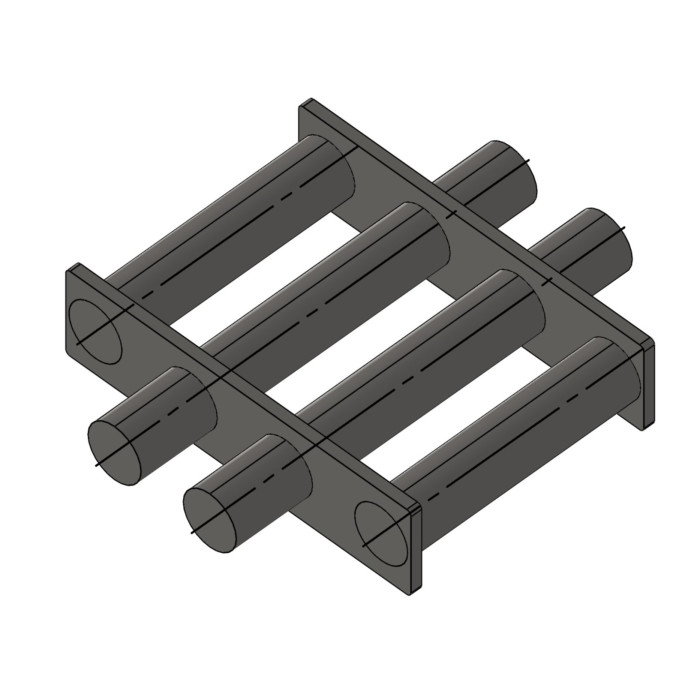 Hopper magnet (80 °C, Gs, 95 N) diameter 200 mm