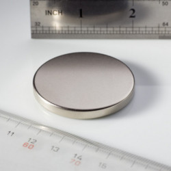 Neodymium magnet cylinder dia.45x5 N 80 °C, VMM4-N35