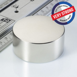Neodymium magnet cylinder dia.55x25 N 80 °C, VMM7-N42